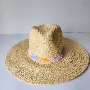 Nordstrom Natural Combo Panama Hat